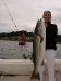 38 inch Striper Aug 15th on Flounder Rod